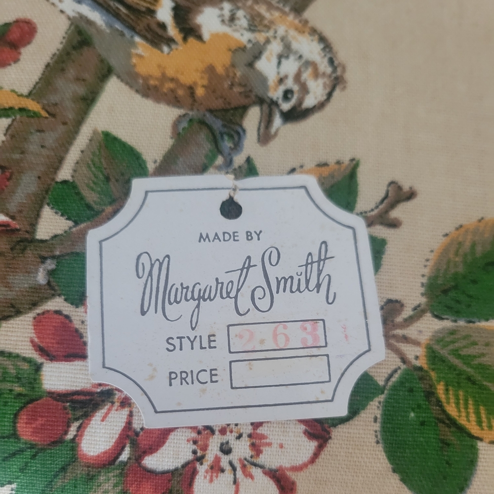 Vintage Margaret Smith bird & flower Purse - Picture 8 of 8